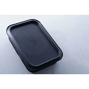 Wholesale OEM ODM professional rectangular black big capacity fruits chocolate party cake mold for bakery
