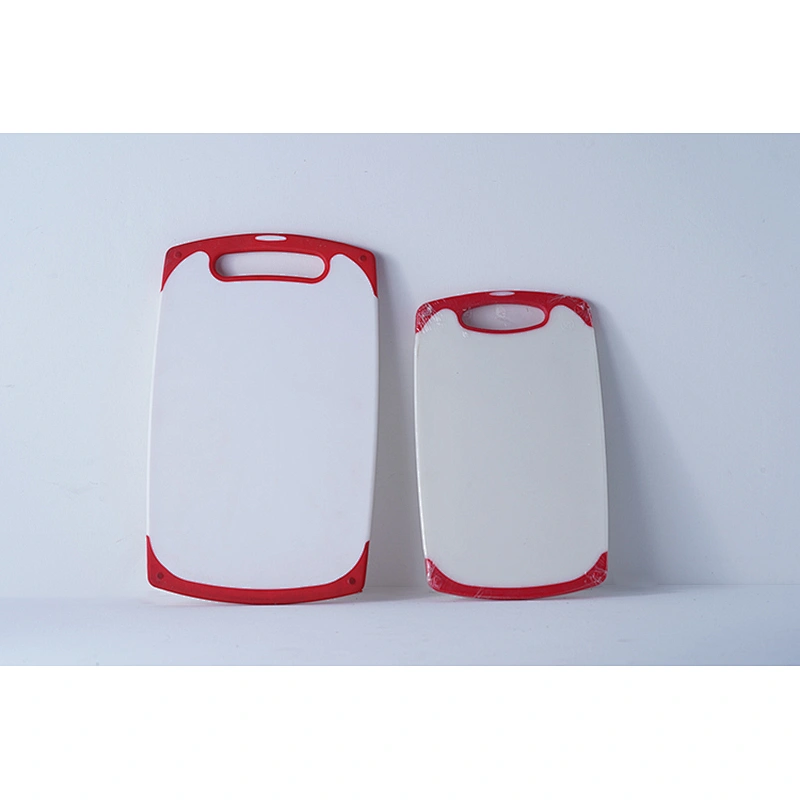 Professional custom classic household rectangular colorful chopping boards cutting board plastic with hanging hole