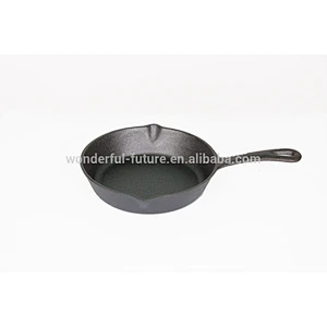cast iron preseasoned fry pan,cast iron enamel round frying pan
