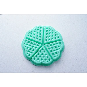 Hot sale mint flower shape ice chocolate pudding fondant tools silicone cake decorating molds baking mould