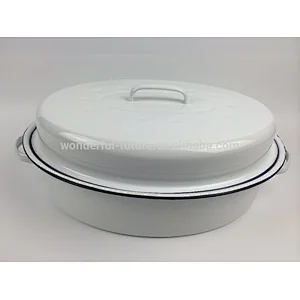 Enamel Coated Steel pot,Enamel Roast chicken Pan ,Enamel Oval Roaster , self basting oval roaster,Roast chicken machine,
