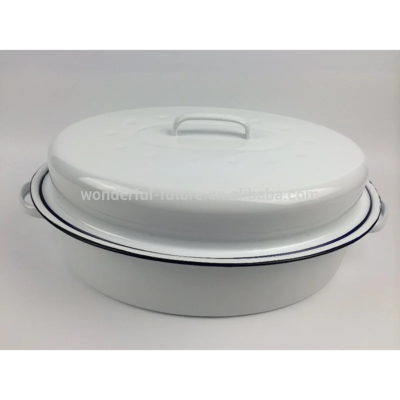 Enamel Coated Steel pot,Enamel Roast chicken Pan ,Enamel Oval Roaster , self basting oval roaster,Roast chicken machine,