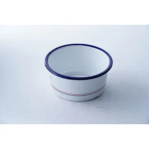 Wholesale good quality household restaurant special printing body metal carbon steel enamel storage soup salad bowl