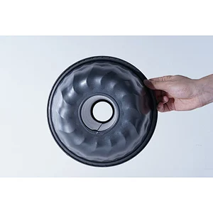 Wholesale accept customized brand round 3d donut shaped cake mold carbon steel non stick coating baking tools