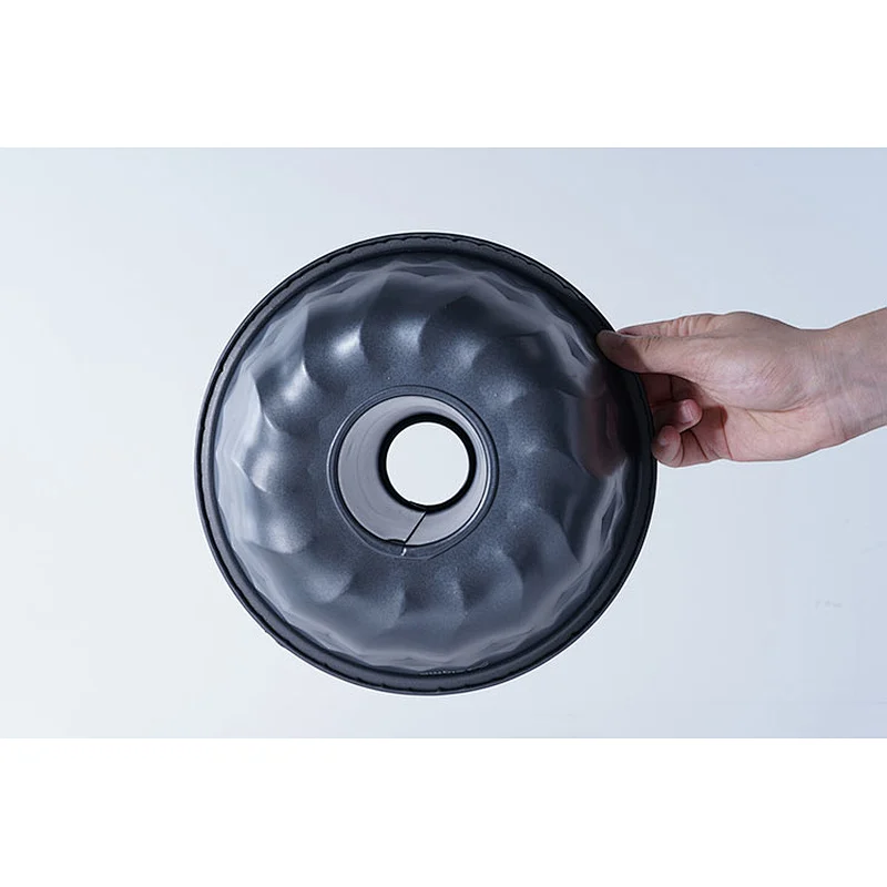 Wholesale accept customized brand round 3d donut shaped cake mold carbon steel non stick coating baking tools