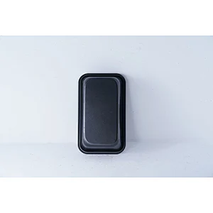 Professional supplier OEM ODM black rectangular oven safe bakeware small carbon steel nonstick baking tray