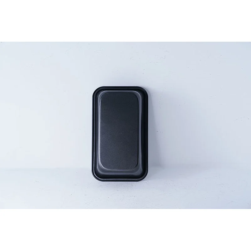Professional supplier OEM ODM black rectangular oven safe bakeware small carbon steel nonstick baking tray