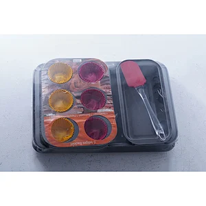 Practical household 4 kinds of shapes multifunction carbon steel non stick coating cake fondant mold bake tool set