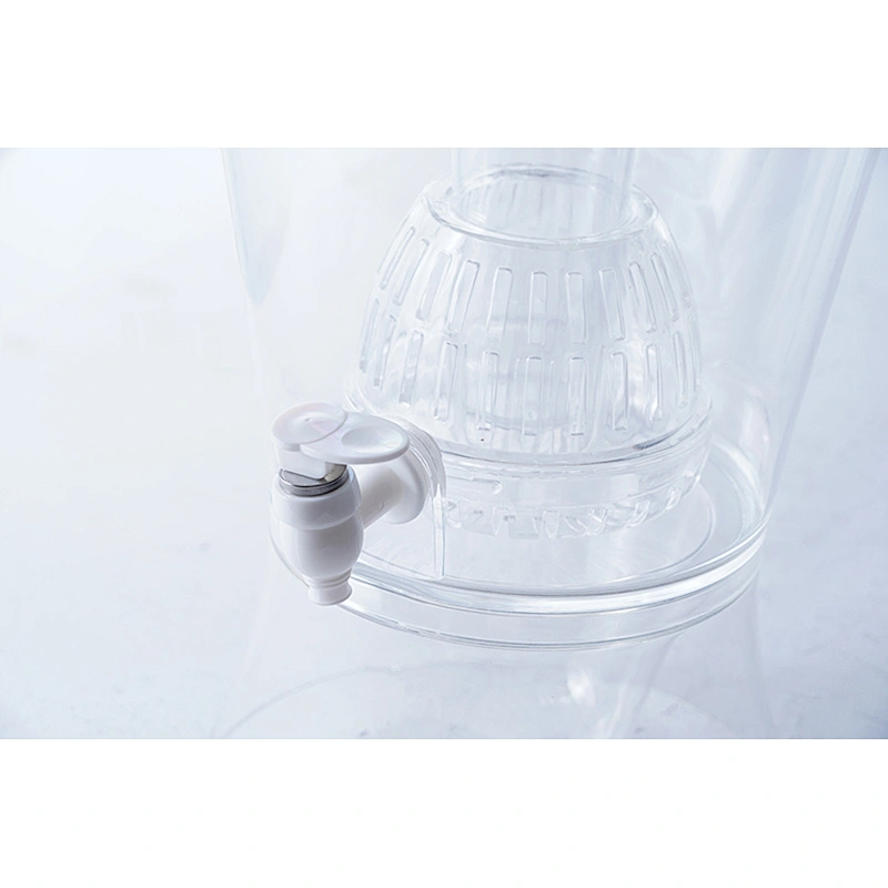 Large capacity household party restaurant universal decorfruit infuser water filter bottle kettlr with lid and one water outlet