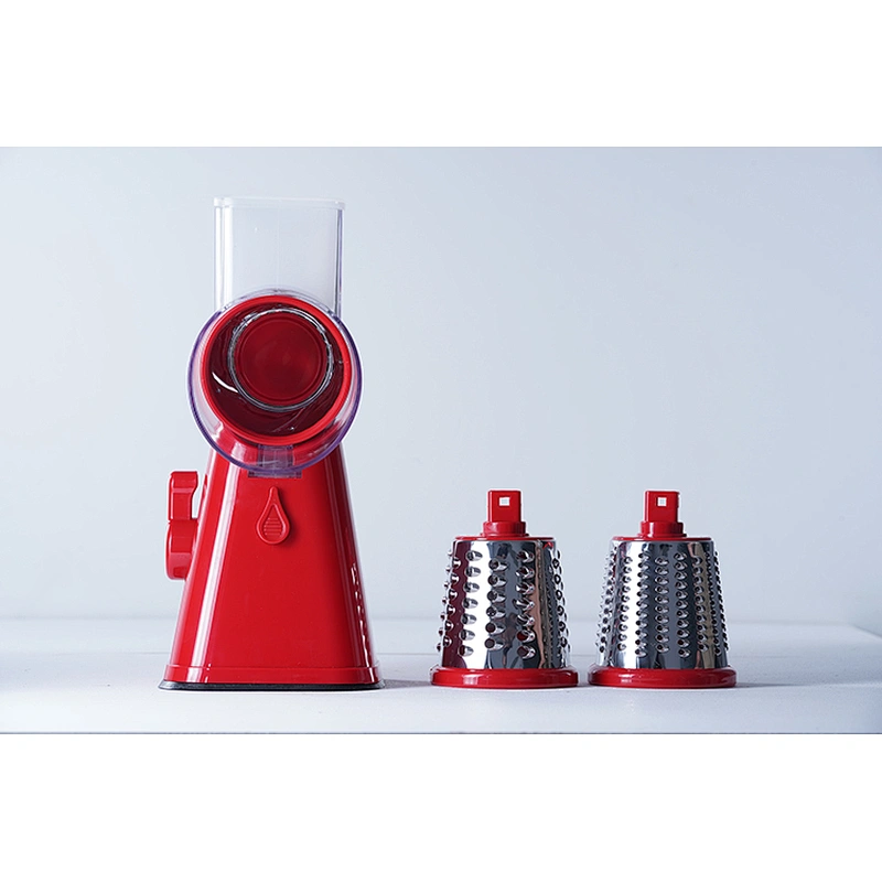 ABS SS 3 in 1 vegetable cutter spiralizer slicer veggie food cutter chopper kitchen cooking tools drum grater with 3 blades