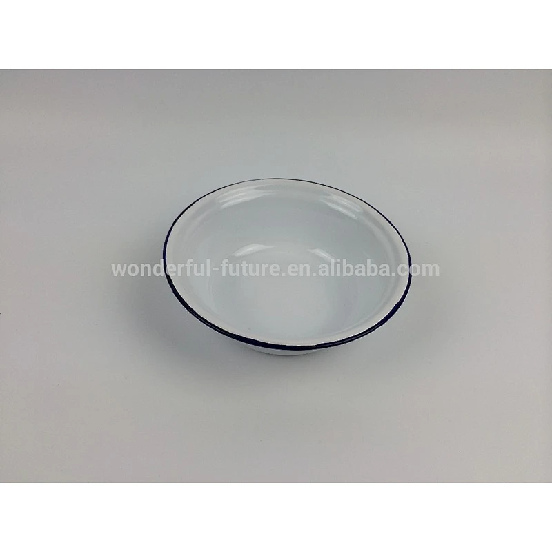 Enameled dishes,Enameled large plates,Carbon steel enameled bowl,Enameled cookware,Enameled tablewares