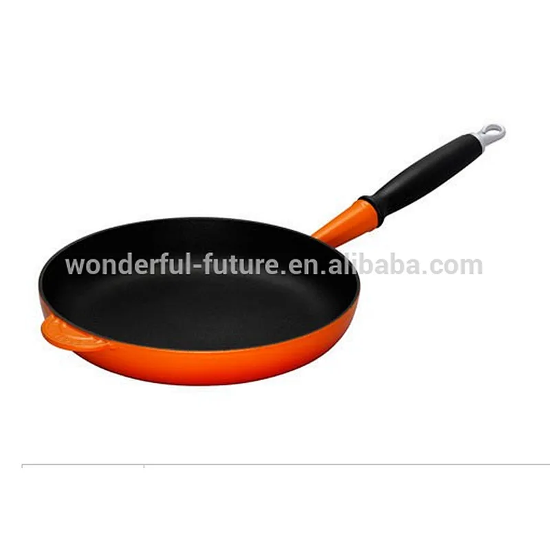 cast iron preseasoned fry pan,cast iron enamel round frying pan