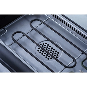 Wholesale OEM ODM black rapid heating safe material household small electric frying pan bbq grills with lid