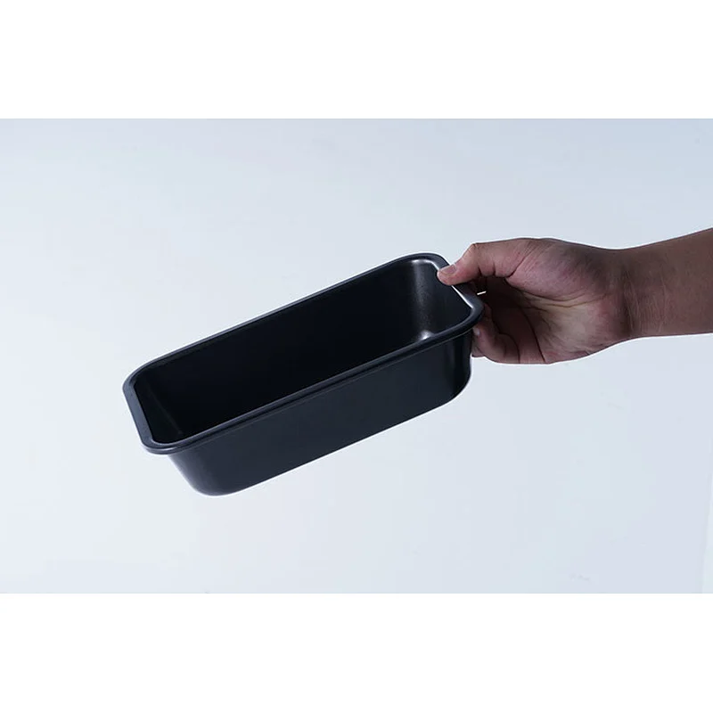 Professional supplier OEM ODM black rectangular oven safe bakeware small carbon steel nonstick baking tray