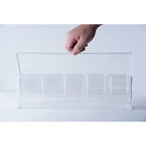 Wholesale practical household good quality kitchen five compartment condiment dispenser seosaning box set