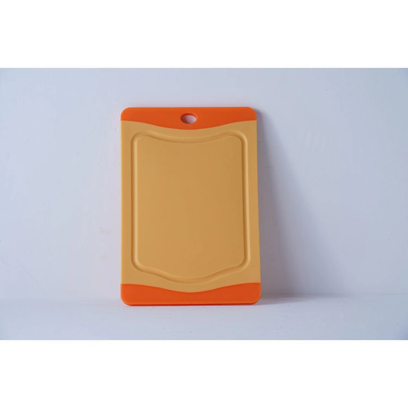Wholesale OEM ODM professional kitchen tools customized design orange rectangular plastic chopping board cutting boards
