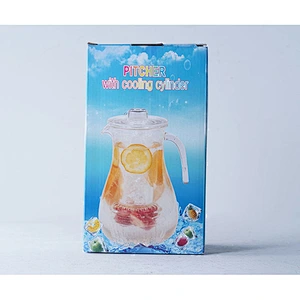 Hot sale OEM ODM household fashionable decorative good quality plastic fruit infusion water filter pitcher bottle with lid