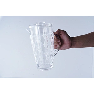 Wholesale accept customziedbrand multifunction plastic fruit infusion water filter pitcher bottle with lid