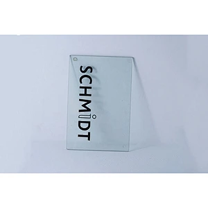 Hot sale kitchen tools rectangular letter printed transparent tempered glass cutting board kitchen chopping board