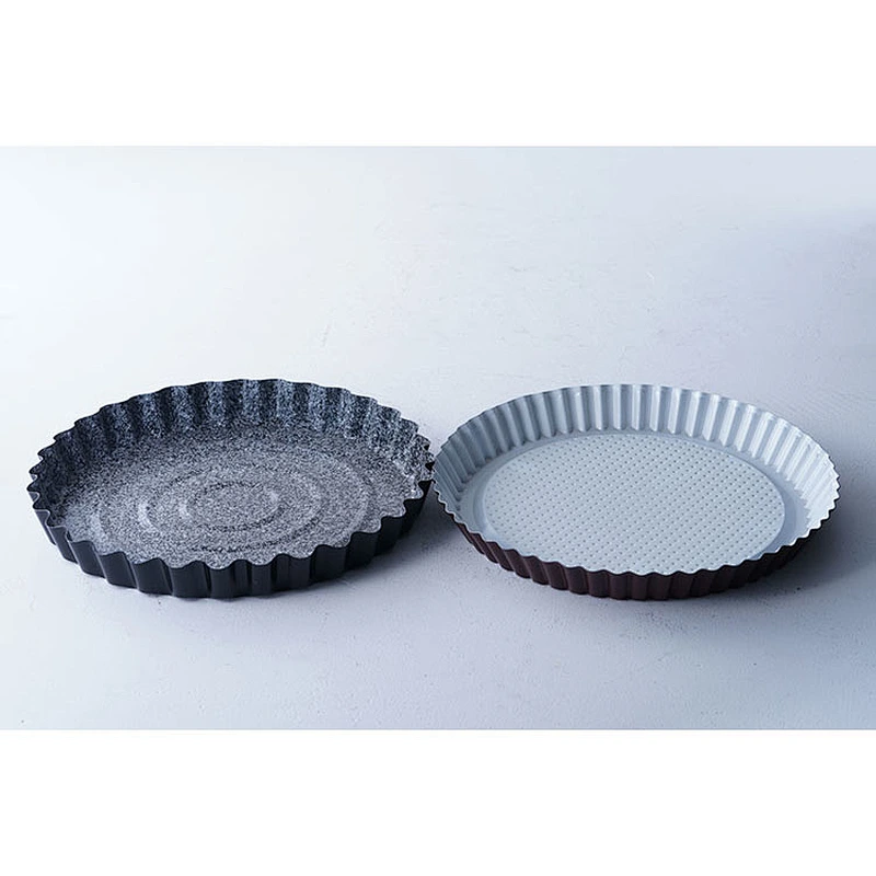 Wholesale OEM ODM colorful round special custom wavy edge design cake decorating tools baking mold for cake
