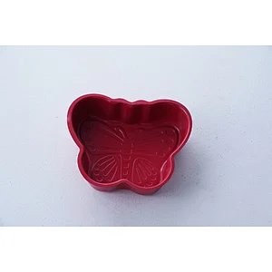 Custom multiple shapes animal butterfly heart round rectangular colorful carbon steel non stick coating mini cake molds