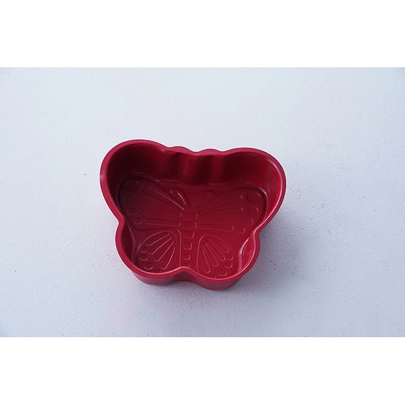 Custom multiple shapes animal butterfly heart round rectangular colorful carbon steel non stick coating mini cake molds