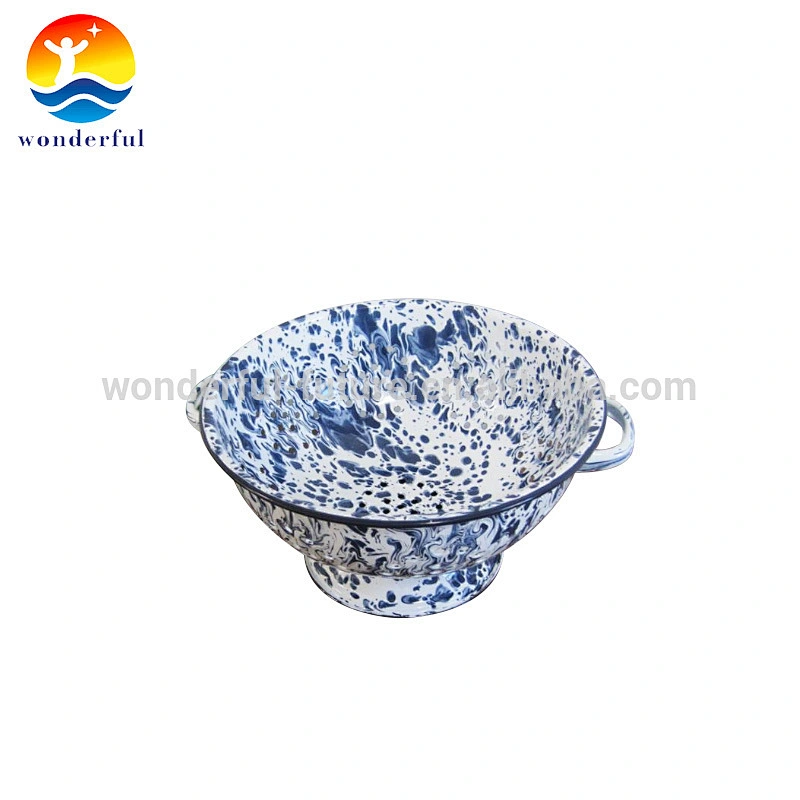 Enamel basket strainer/colander strainer