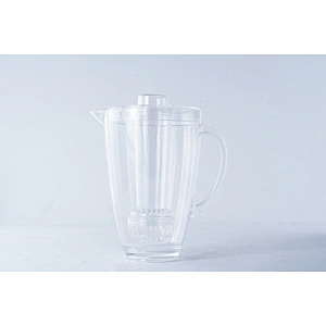 Hot sale household hotel teatime kitchenware plastic cooling cylinder fruit infuser water filter bottle with lid