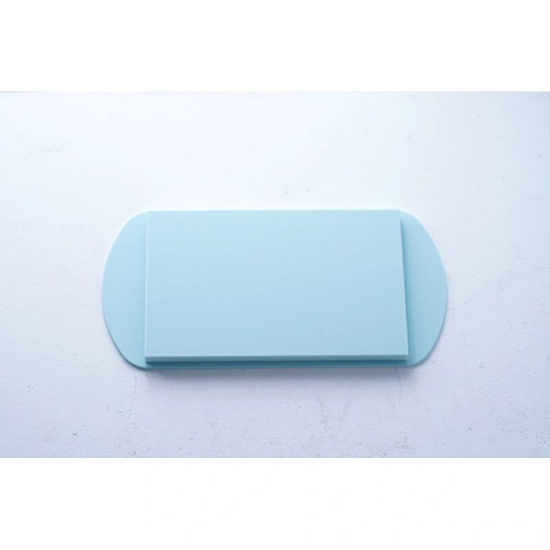 Wholesale OEM high temperature resistance sky blue small cube shape silicone ice chocolate pudding cake baking molds