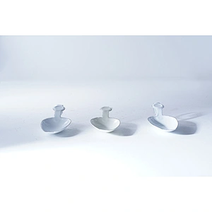 Wholesale professional tableware supplier OEM small white carbon steel enamel spoon tea water soup scoop