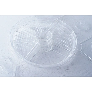 Hot sale household party decorative multifunction divided refrigerated chilled ice cream tray chiller tray refrigerator