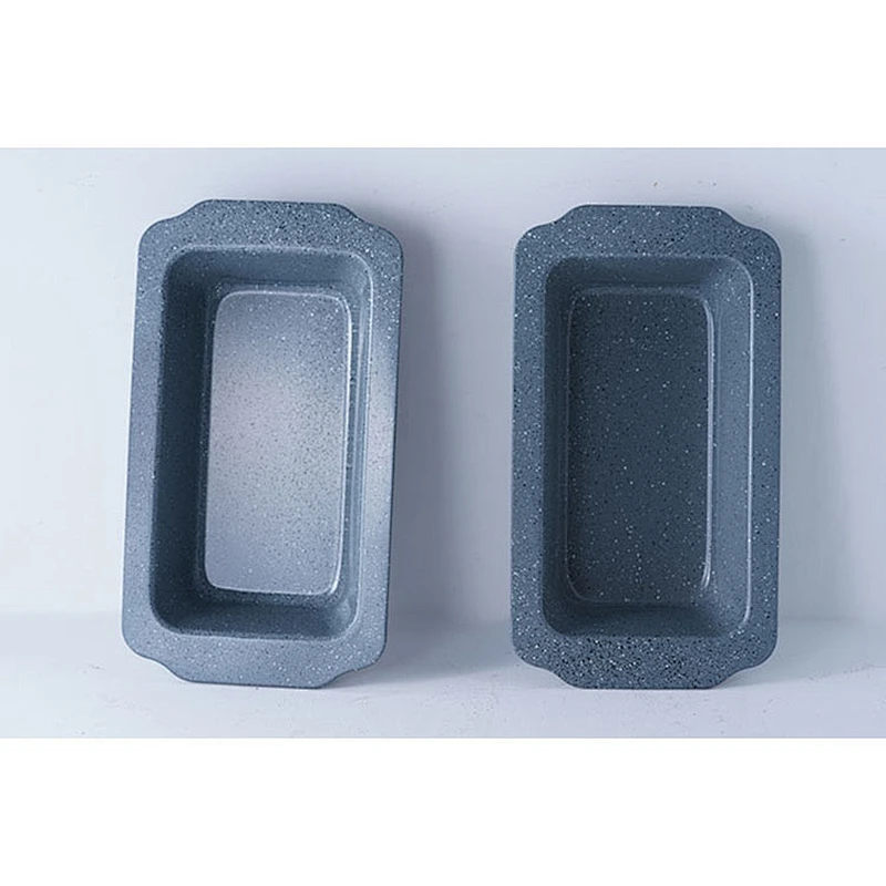 Hot sale good quality professional grey rectangular carbon steel bakeware non stick coating oven baking trays