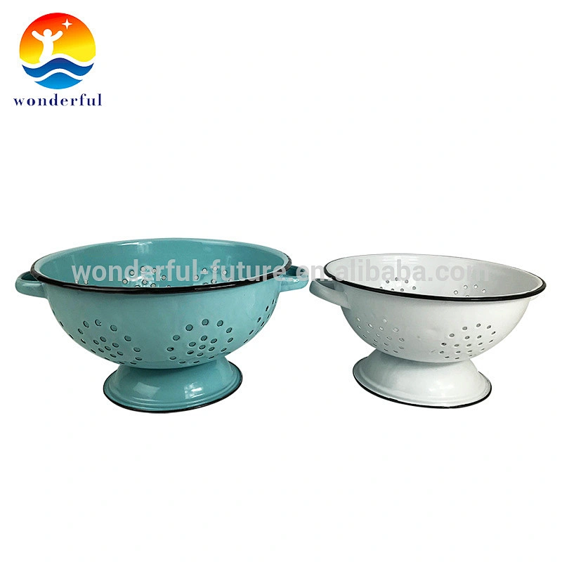 Enamel basket strainer/colander strainer