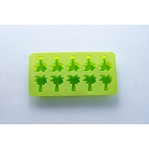 Wholesale OEM high temperature resistance sky blue small cube shape silicone ice chocolate pudding cake baking molds