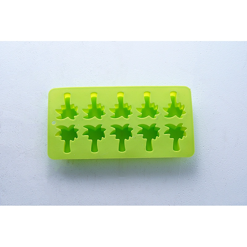 Wholesale OEM high temperature resistance sky blue small cube shape silicone ice chocolate pudding cake baking molds