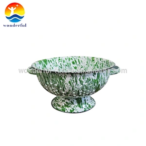 Enamel basket strainer/colander strainer