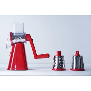 ABS SS 3 in 1 vegetable cutter spiralizer slicer veggie food cutter chopper kitchen cooking tools drum grater with 3 blades