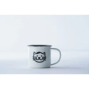 Hot sale OEM ODM cartoon printing body multiple design colorful frame metal carbon steel enamel coffee cup set