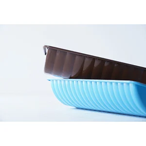 Professional colorful U shape half round long carbon steel non stick coating mousse cake mold baking tools