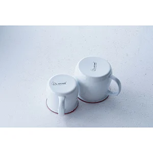 Wholesale personalised colorful frame no lid carbon steel enamel tea coffee milk water cup with handle