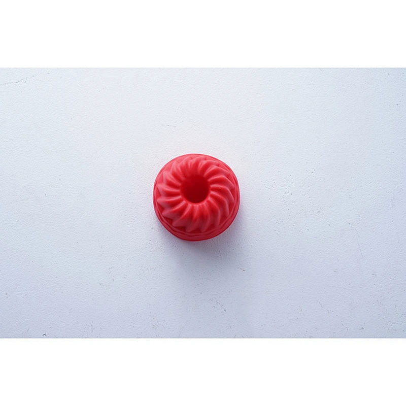 Wholesale accept custom brand good quality red ice chocolate pudding cake round small silicone  molds