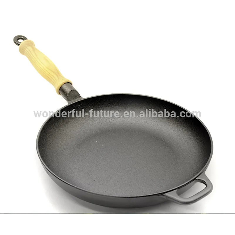 cast iron preseasoned fry pan,cast iron enamel round frying pan