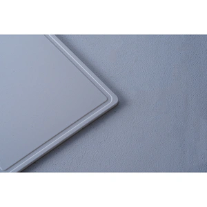 Wholesale high quality multiple classic design pure white rectangle plastic cutting board kitchen chopping board
