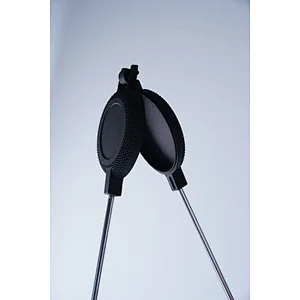 Accept customized brand good quality small round black foldable cast iron preseasoned frying pan with long handles