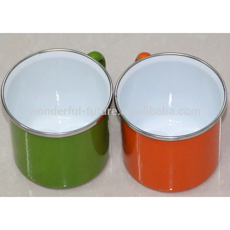Carbon steel enamel cup,White enamel cup,Enamel tea cup,Carbon steel mug,carbon steel enamel water cup,carbon steel jug,