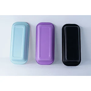 Colorful rectangle high temperature resistance non-stick carbon steel baking cake mold cheese pumpkin pie baking mold