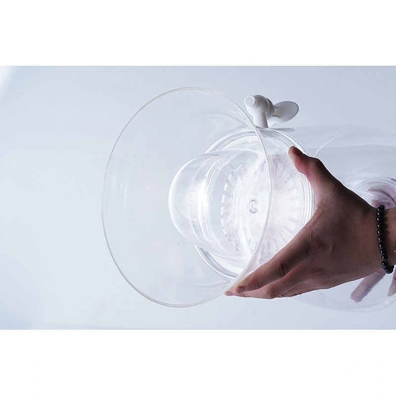 Large capacity household party restaurant universal decorfruit infuser water filter bottle kettlr with lid and one water outlet