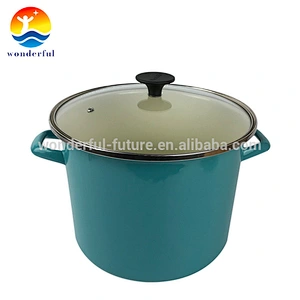 Quality Guaranteed Satin High-quality enamel Round Nonstick Stock Pot