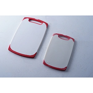Professional supplier accept custom brand multiple sizes colorful pp cover plastic chopping cutting board for kitchen