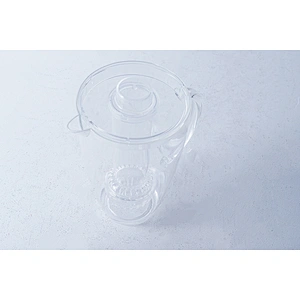 Hot sale household hotel teatime kitchenware plastic cooling cylinder fruit infuser water filter bottle with lid